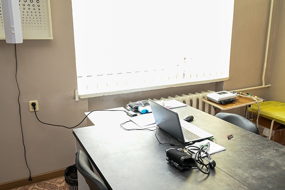 Робоче місце лікаря в кабінеті "скринінг 40+" в ЦПМСД в Кагарлику