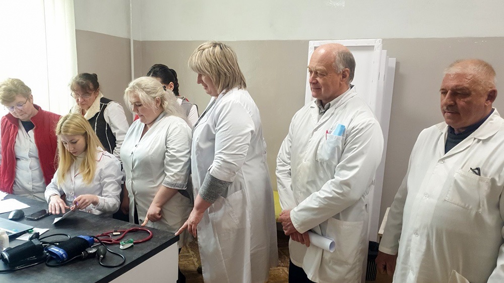 Введення в систему даних першого пацієнта за програмою "Скриніг здоров'я 40+" в ЦПСДМ в Кагарлику