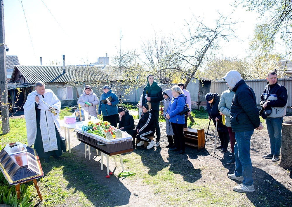 У Кагарлику провели в останню путь воїна Олександра Сізова - 4