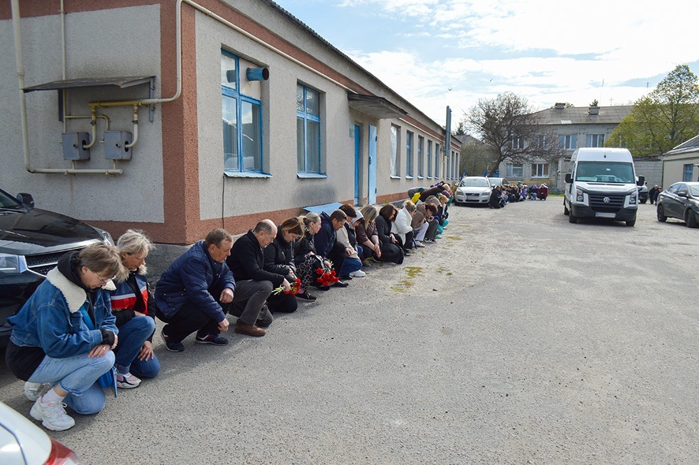 Кагарлик прощається із воїном Василем Бабієм