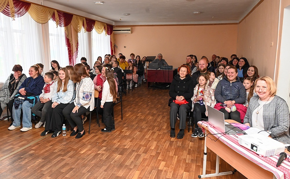 У глядацькій залі Кагарлицької школи мистецтв