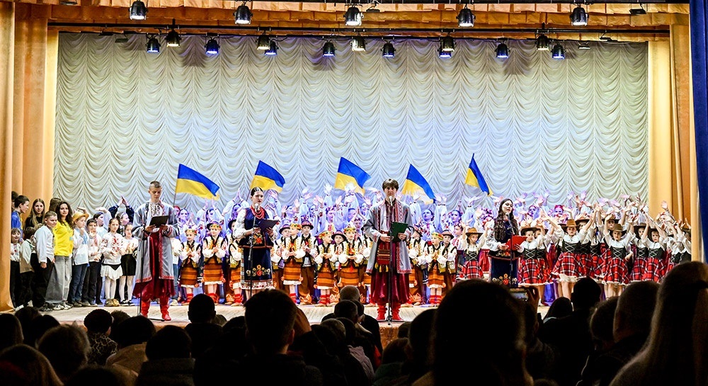 Виступ вихованців Кагарлицького центру дитячої та юнацької творчості на благодійному концерті