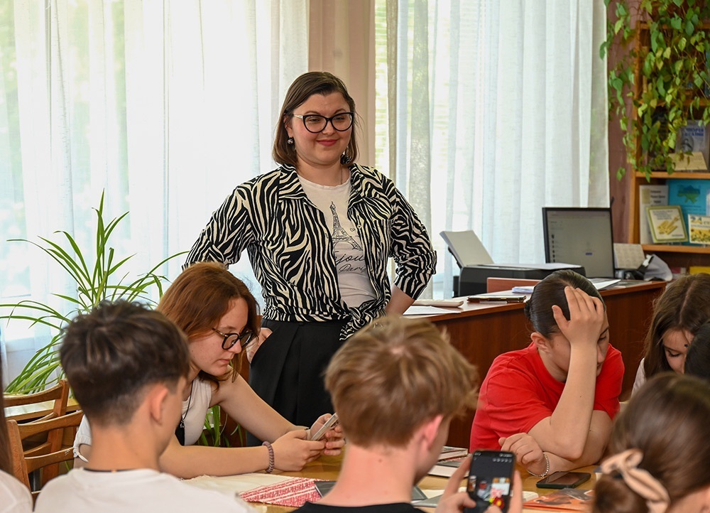 Під час воркшопу «SMM лабораторія в бібліотеці» в Центральній бібліотеці в Кагарлику