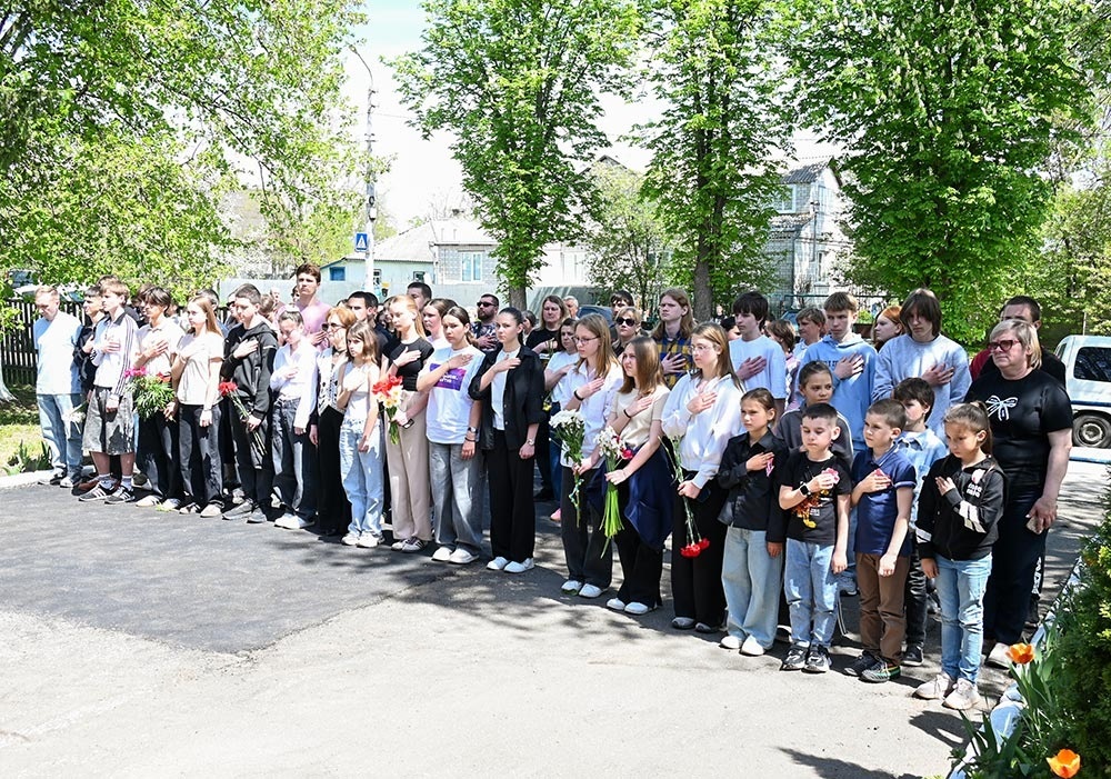Відкриття меморіальних дошок загиблим воїнам-випускникам в Кагарлицькому ліцеї №2 - 3
