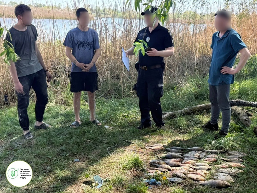 Під час рейду в селі Стави Кагарлицької громади виявили порушника правил риболовлі