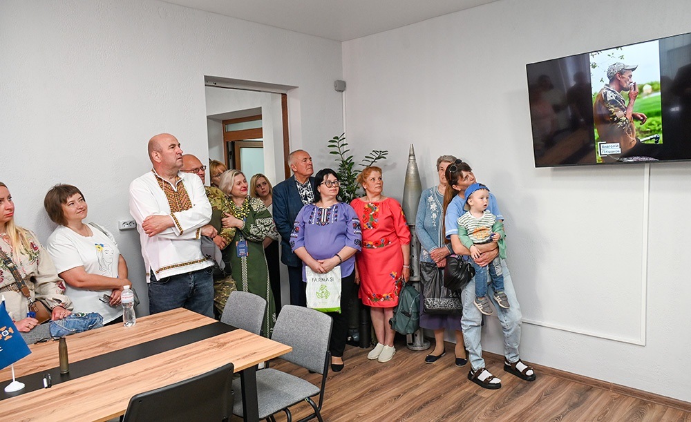 Перегляд філбму про Захисників у "Ветеранськоум просторі" в Кагарлику
