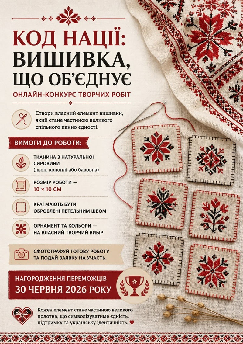 Умови конкурсу "Код нації" від ГО "Захист Держави" в Обухівському районі