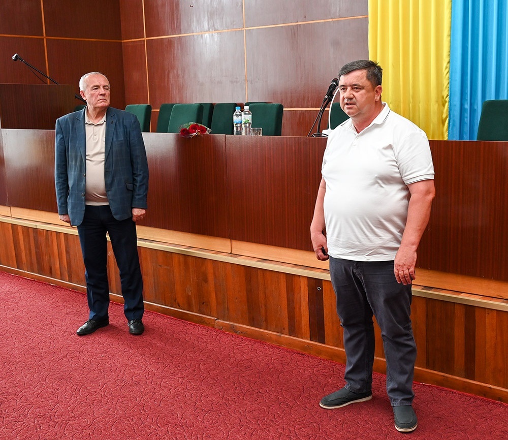 Голова Асоціації фермерів Кагарличчини Олександр Широкоступ вітає колег із професійним святом