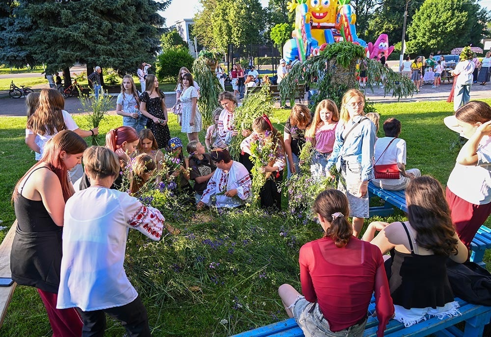 Святкування Купальського вечора на площі біля МЦКД у Кагарлику - 2