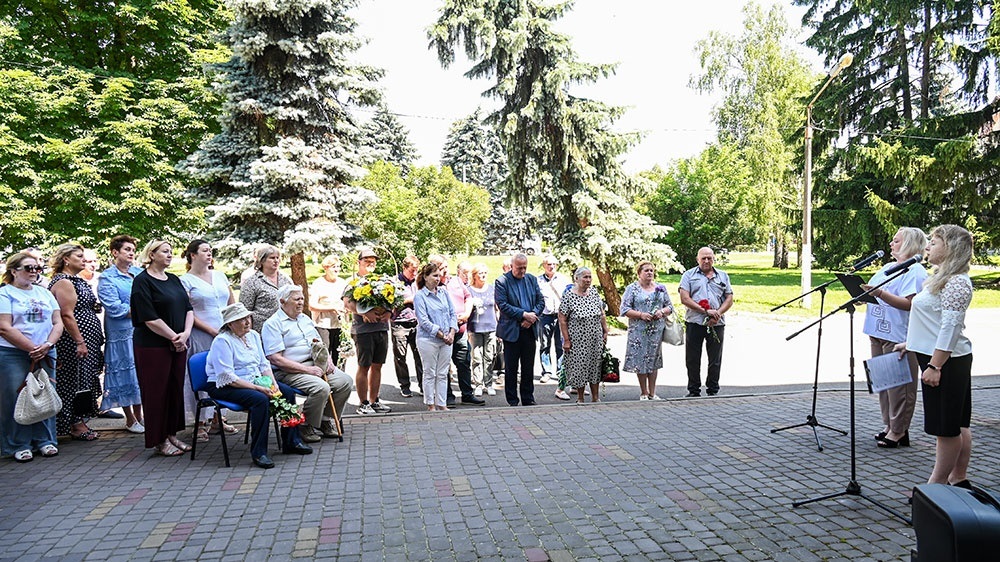Урочисте відкриття меморіальної дошки Василю Мамію в Кагарлику 