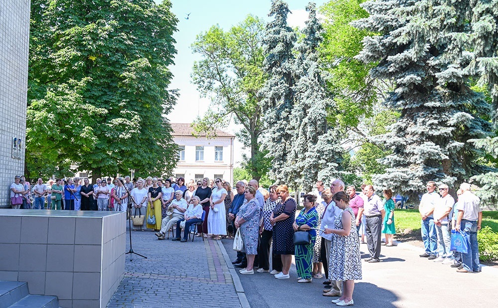 Урочисте відкриття меморіальної дошки Василю Мамію в Кагарлику - 9