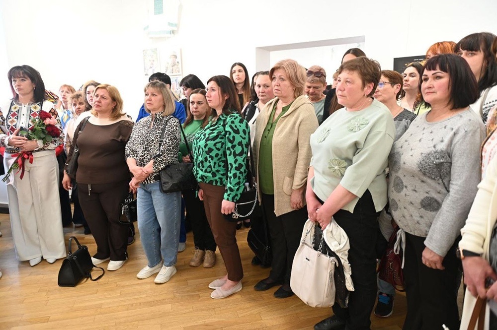 Під час відкриття виставки у Вінниці