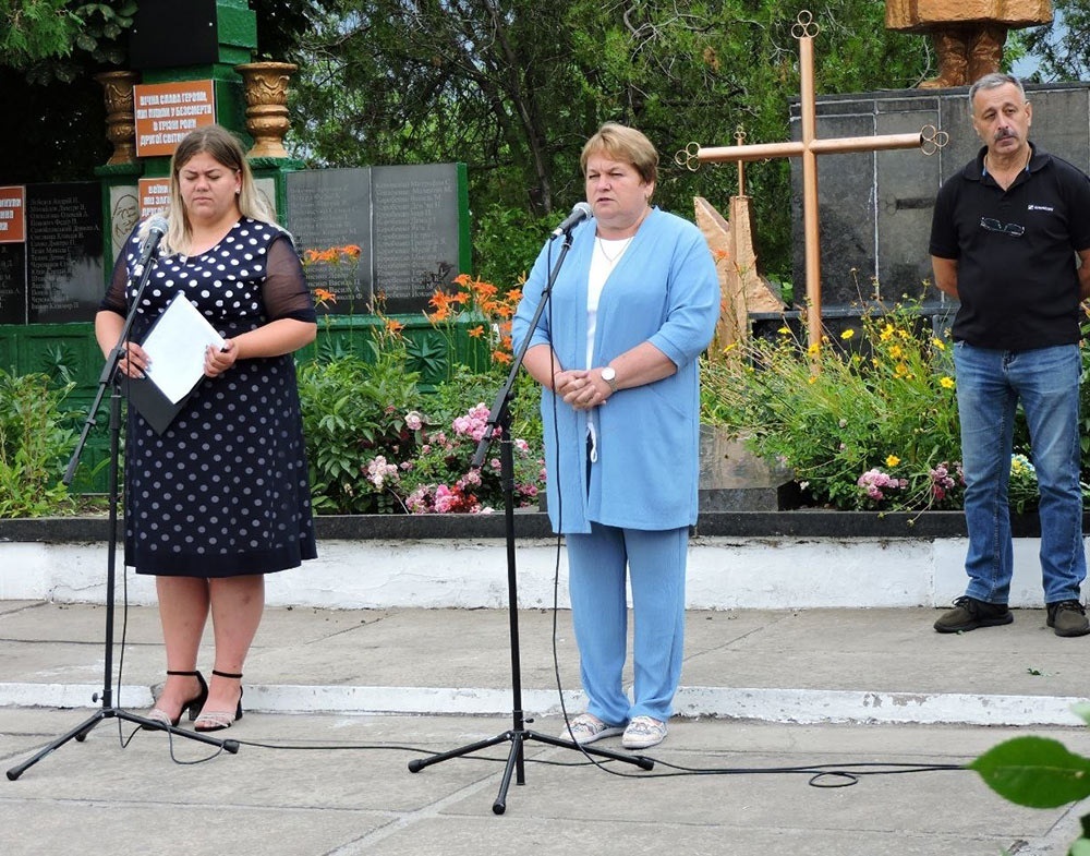 Відкриття банерів пам'яті полеглих Героїв Сергія Кононенка та Миколи Коробенка на Алеї Слави - 3