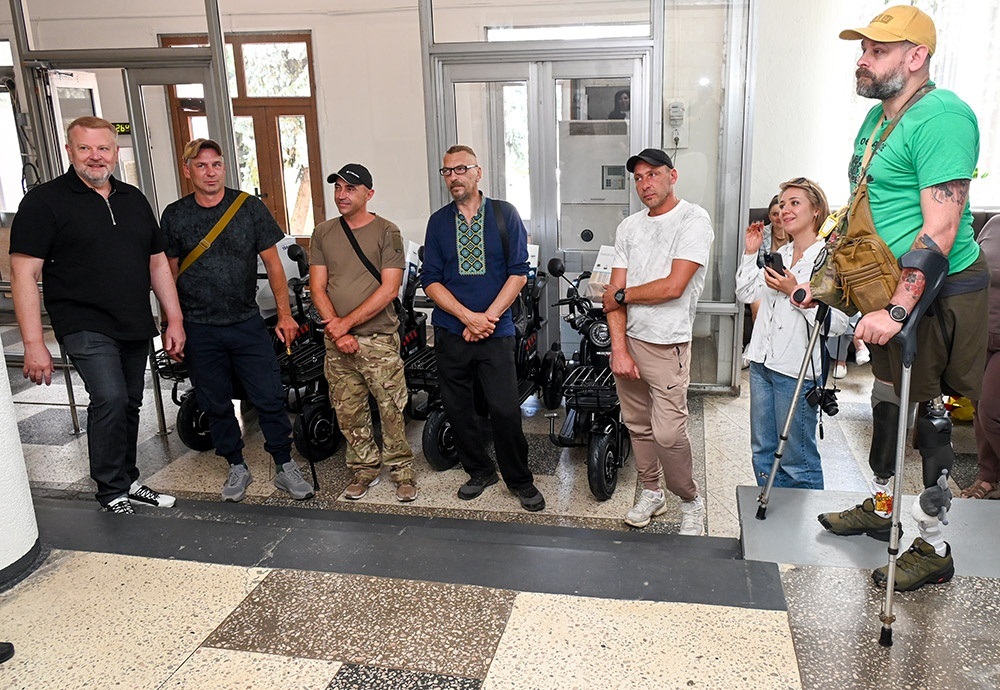 Електроскутера ветеранам із Кагарличчини перелає Сергій Левченко