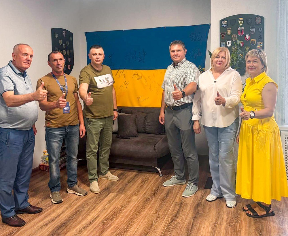 у Ветеранському просторі в Кагарлику відчувається особлива позитивна атмосфера