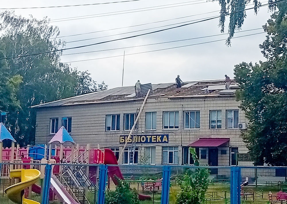 Робота на місці удару стихії